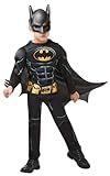 Rubie's 3300002 Black Core Batman Deluxe - Child Kostüm, schwarz, M