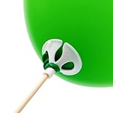 LIVINGTREE®️ 25x Ökologische Ballonstäbe für Luftballons, 40 cm lang, Nachhaltig und Erdölfrei, Umweltfreundlich, wiederverwendbar, Ballonständer, Ballonhalter-ung, Stick