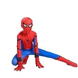Umbrean Spider Kostüme für Kinder Outfit Eng sitzende Kleidung Overall Dress up für Weihnachten, Halloween, Party, Karneval (120cm)