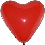 Herzluftballons rot 30 Stück Premiumqualität 100% Naturlatex