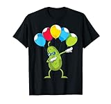 Essiggurke Luftballons Vegetarier Gemüse Dabbing Gurke T-Shirt