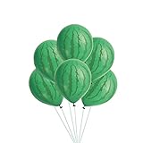 30,5 cm Wassermelonenballons – Wassermelonen-Partyzubehör | Melonenballons, Wassermelonen-Dekorationen | Obstballons, One In A Melonen-Party-Dekorationen | Wassermelonen-Geburtstagsdekorationen