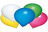 Susy Card 40011585 - Luftballons, 50 Stück, Latex, farbig Sortiert