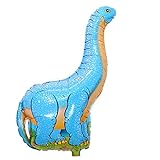Gespout Party-Luftballon mit Dinosaurier-Motiv, Aluminium-Luftballon, Zoo-Thema, Tier-Folienballon für Kindergeburtstage, Party-Dekoration, Partyzubehör