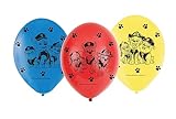 Amscan 9903825 - Latexballons Paw Patrol, 6 Stück, Luftballons