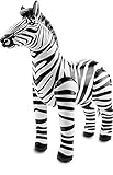 Folat 20273 Aufblasbares Zebra Schwarz-Weiβ, keine, Einheitsgröße