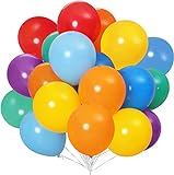 Shixpiov Luftballons Bunt 200 Stück, 10-12 Farben 26-28cm Latex Luftballons, Bunte Luftballons für Geburtstag, Hochzeit Ballon Girlande und Paty Deko Set
