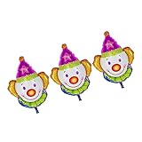 GATHINESS 3St blaue Luftballons Clown-Folienballons Folienballons zum Geburtstag Hochzeitsballons Bienenwabe schmücken Geschenk Dekorationen Baby Geburtstagsparty liefert