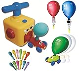 Starlyf Spielzeug-Auto Balloon Racer, (22-TLG), mit Luftballon angetriebenes Auto und Rakete + 12 Ballons