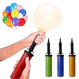 Normout Luftballon Pumpe - Luftpumpe Ballon - Robustes Design & langlebiger Kunststoff, leicht & kompakt - Luftpumpe für Luftballons *ZUFÄLLIGE FARBE* Pumpe für Luftballons, Ballon Pumpe