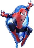 XXL-Folienballon * Marvel Avengers* als Geschenk oder Deko für Superhelden Mottoparty | Kinder Kindergeburtstag Geburtstag Partydeko, Edition: Spider-Man 2, 78x66cm