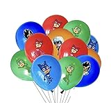 10 x 30,5 cm PJ Maske bunt Latex bedruckte Luftballons Geburtstag Party