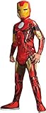 Rubie’s I-880607L Iron Man Kostüm, Jungen, rot, L-7 à 8 ans-117 à 128 cm
