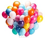 100 Biologisch abbaubare NaturLatex Luftballons, Hergestellt in der EU, 11' (29cm), Ideal für Helium und Luft, Perfekt für Hochzeiten, Geburtstage und Taufen
