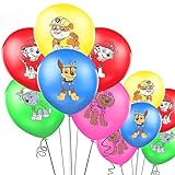 Yisscen Dog Patrol Luftballon, 50 stück Paw Dog Geburtstag Dekoration Set, Bunte Luftballon, Kindergeburtstag Deko Ballons, Luftballons Dog Patrol füR Kinder Partydekorationen