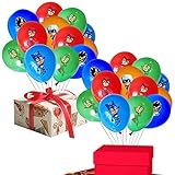 15 Stück Pyjama Helden Ballon Wopin - Pyjamahelden Geburtstagsdeko Set, Partyballons Dekorationen, Kindergeburtstag Deko Luftballons, Verwendet für Geburtstage, Partys und Babypartys