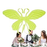ORTUH Schmetterlingsflügel Mylar Ballons,Aufblasbare Schmetterlings-Folienballons - Partyzubehör Engel Schmetterlingsflügel Luftballon Themenparty Hochzeit Kindergeburtstag