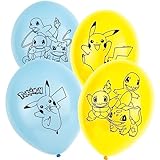 Pokemon 4 Sided Latex Balloons 11'/27.5cm (6pk)
