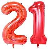 Rot Nummer Luftballons number 21