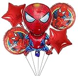 Ballon Super Hero 3D Spiderman Folienballon Latex Air Globos Kinder Geburtstagsfeier Dekoration Baby Shower Aufblasbare Kinderspielzeug (5 teile/satz)
