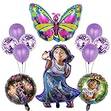 Encanto Luftballons Foil, Luftballon Dekoration Geburtstagsfeier, Partyartikel für Kinder, Geburtstag, Babyparty, Encanto