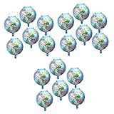 ERINGOGO 36 Stück Wiederverwendbare Luftballons Hochzeitsballons Blaue Ballons Flamingo-Luftballons Heliumballons Hochzeitsdekoration Bling-Dekor Hochzeitsballons