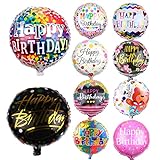 Zuzer Folienluftballon,20 Stück Luftballons Geburtstag Ballons Folienballon Geeignet für Babyparty Junge Kinder Geburtstag Party Deko