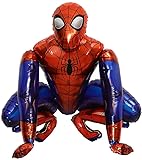 Superheld Spiderman Luftballons, Air walker Folienballon Ballon, Superhelden ​Avengers Marvel Party Decorations für Kindergeburtstag Deko Dekoration Motto party, 55cm x 63cm