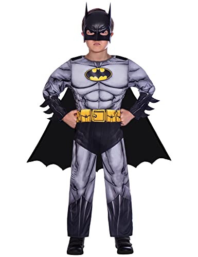 (PKT) (9906058) Child Boys Batman Classic Costume (4-6yr)